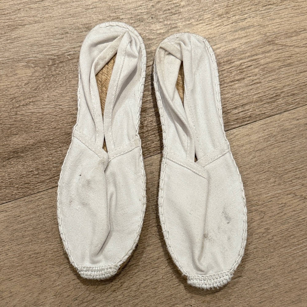 White Canvas espadrilles